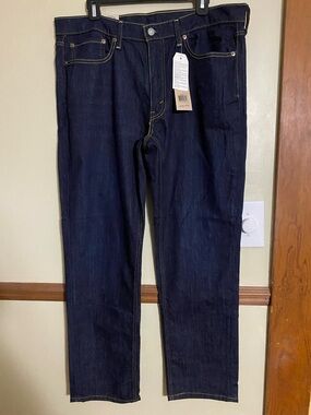 Levi's Dark Indigo Straight Jeans 541 Athletic Fit 38x32